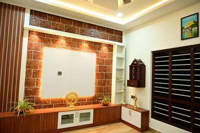 Living, Lighting, Storage Designs by Contractor Pushparajan Vadakencherry , Palakkad | Kolo