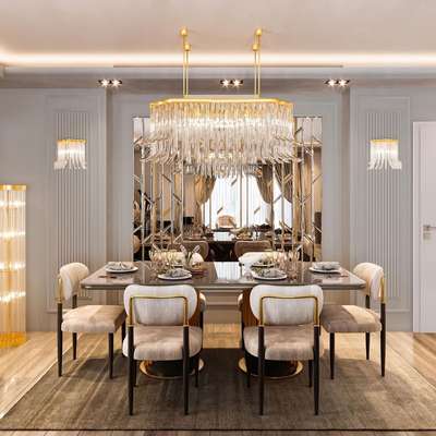Dining, Furniture, Table, Home Decor, Lighting Designs by Architect Nasdaa interior  Pvt Ltd , Gurugram | Kolo
