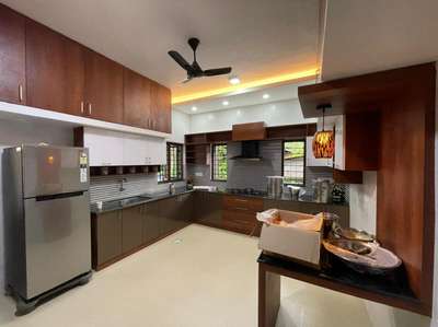 Kitchen, Lighting, Storage, Flooring, Window Designs by 3D & CAD Thanveer M P, Kannur | Kolo