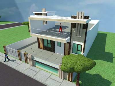 Exterior Designs by Architect deepak sharma, Faridabad | Kolo