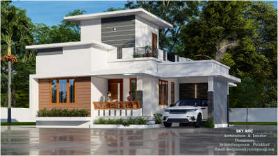 Exterior Designs by Civil Engineer JINESH  T, Palakkad | Kolo