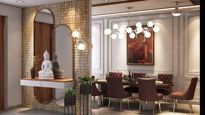 Dining, Furniture, Table, Lighting, Storage Designs by Architect pragyansha srivastava, Delhi | Kolo