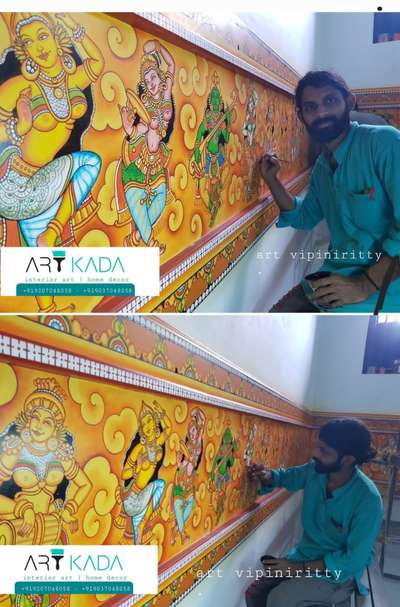 Wall Designs by Painting Works Artkada Cheruvathur , Kasaragod | Kolo