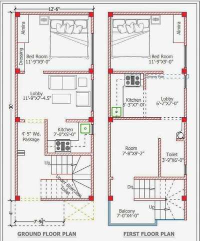 Plans Designs by Architect Zahid  Ali, Hapur | Kolo