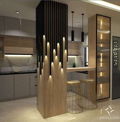 Kitchen, Lighting, Storage Designs by Carpenter Shahanawaz Saifi, Gurugram | Kolo