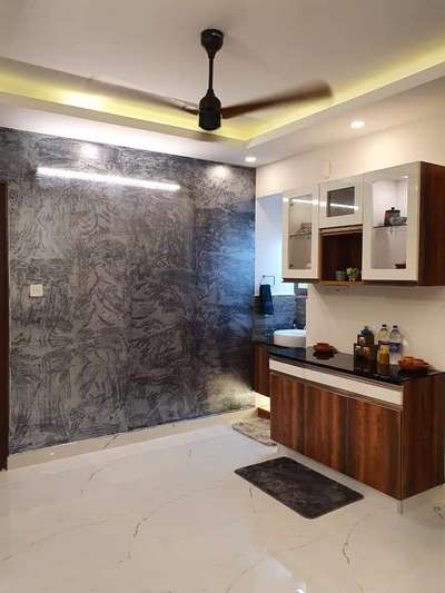 Ceiling, Lighting, Flooring, Storage, Wall Designs by Interior Designer Manoj Das, Thiruvananthapuram | Kolo