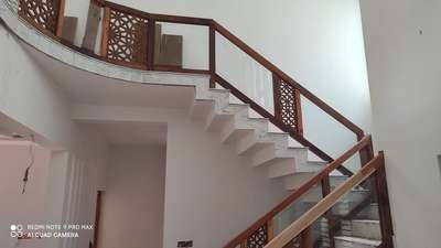 Staircase Designs by Carpenter Naseem v, Kannur | Kolo