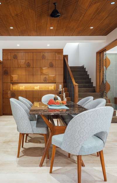 Dining, Furniture, Storage, Table, Staircase Designs by Architect NEW HOUSE DESIGNING, Jaipur | Kolo