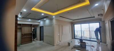 Ceiling, Lighting, Storage, Living Designs by Contractor Jareef Khan, Gurugram | Kolo