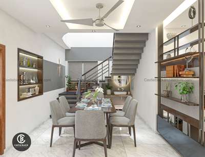 Dining, Storage, Home Decor, Staircase Designs by Architect Castle  Black Architecture , Ernakulam | Kolo