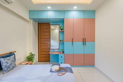 Lighting, Bedroom, Furniture, Storage Designs by Contractor Prasanth  Mathew, Pathanamthitta | Kolo