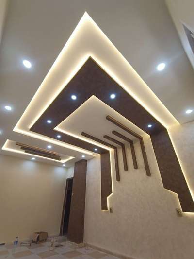Ceiling, Lighting, Wall Designs by Service Provider Rahul Gupta, Indore | Kolo