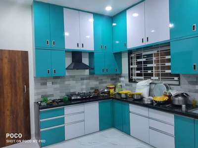 Kitchen, Lighting, Storage Designs by Electric Works Aamir Khan, Bhopal | Kolo