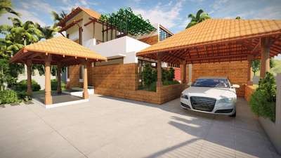 Exterior Designs by Contractor Binu  M R, Kozhikode | Kolo