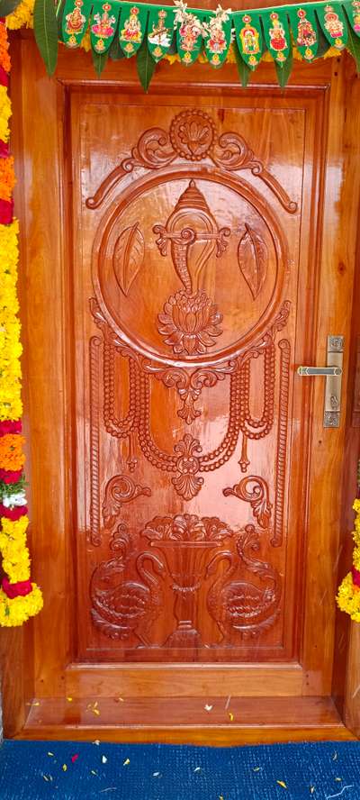 Door Designs by Carpenter Sachin Satheesh, Thiruvananthapuram | Kolo