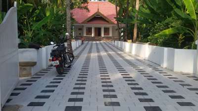 Flooring Designs by Gardening & Landscaping Excel Paving Tiles Kpm, Thrissur | Kolo