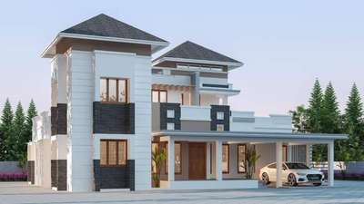 Exterior Designs by Contractor Jewel Xavier, Kottayam | Kolo