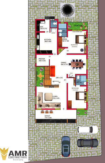 Plans Designs by Civil Engineer Abisha K, Kozhikode | Kolo