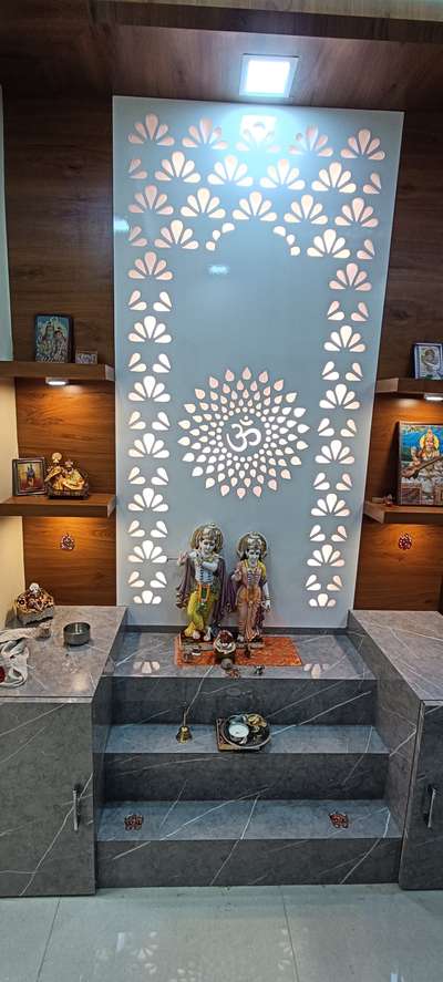 Prayer Room, Storage Designs by Interior Designer Ashish Sharma, Jaipur | Kolo