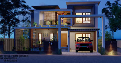 Exterior, Lighting Designs by 3D & CAD NOUSHAD MANJERI, Malappuram | Kolo