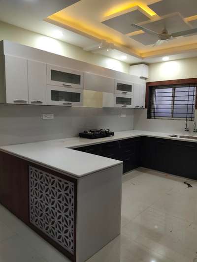 Ceiling, Kitchen, Lighting, Storage Designs by 3D & CAD ROSHAN  ENTERPRISES, Bhopal | Kolo