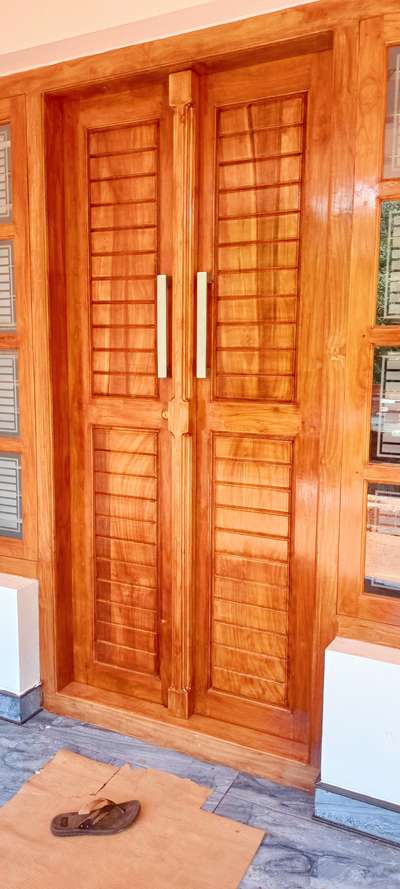 Door Designs by Carpenter Siva Manukkara, Kannur | Kolo