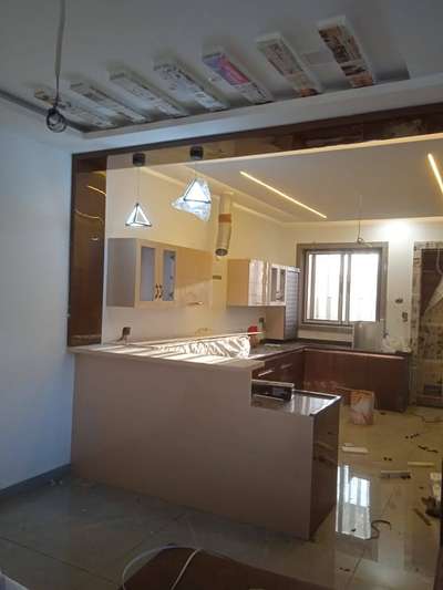 Ceiling, Kitchen, Storage Designs by Contractor Vijay sitole Vijay sitole, Indore | Kolo