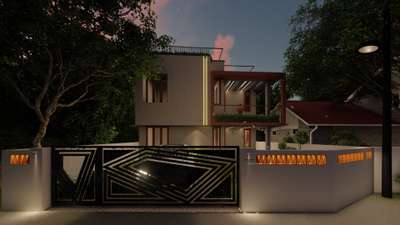 Exterior Designs by Civil Engineer Mrinal Raja, Thiruvananthapuram | Kolo