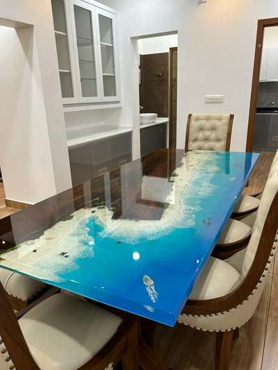 Table, Furniture, Dining Designs by Interior Designer Ātman Wood, Ernakulam | Kolo