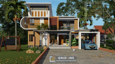 Exterior Designs by Civil Engineer Mohammed  Shibili, Malappuram | Kolo