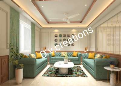 Ceiling, Furniture, Lighting, Living, Table Designs by 3D & CAD Deepika Verma, Indore | Kolo
