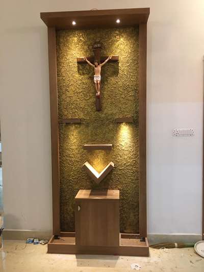 Lighting, Prayer Room, Storage Designs by Carpenter nasir ali, Ernakulam | Kolo
