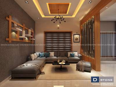Living, Ceiling, Table, Lighting, Furniture Designs by Architect D STONE Architecture , Kozhikode | Kolo