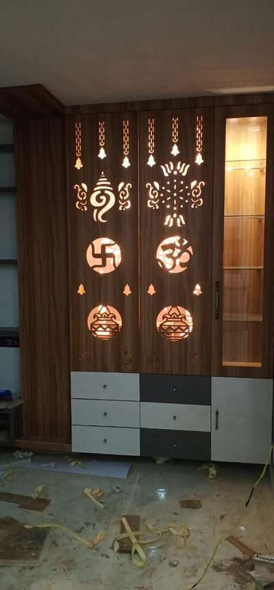 Prayer Room, Storage Designs by Fabrication & Welding RS  KREATIONS, Delhi | Kolo