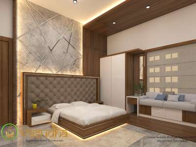 Bedroom, Lighting, Furniture, Storage Designs by Civil Engineer Vasudha - The planners By Er Divya Krishna, Thrissur | Kolo
