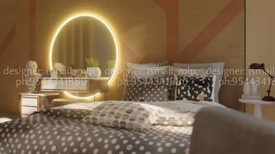 Lighting, Bedroom, Furniture Designs by Interior Designer Trio Designers Interior and architects, Kasaragod | Kolo