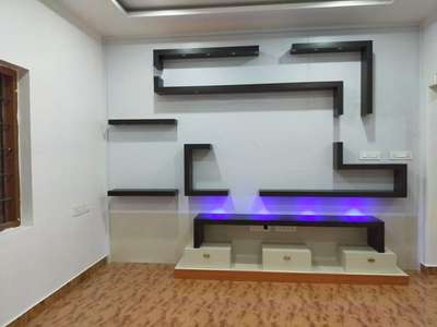 Storage, Lighting, Living Designs by Interior Designer സുരേന്ദ്രൻ സുരേന്ദ്രൻ, Palakkad | Kolo