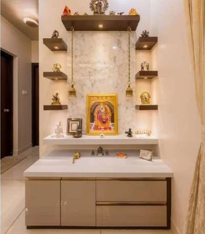Lighting, Prayer Room, Storage Designs by Building Supplies rajesh kumar, Gurugram | Kolo