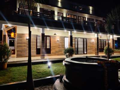 Exterior, Lighting Designs by Painting Works professional  Pintars , Alappuzha | Kolo