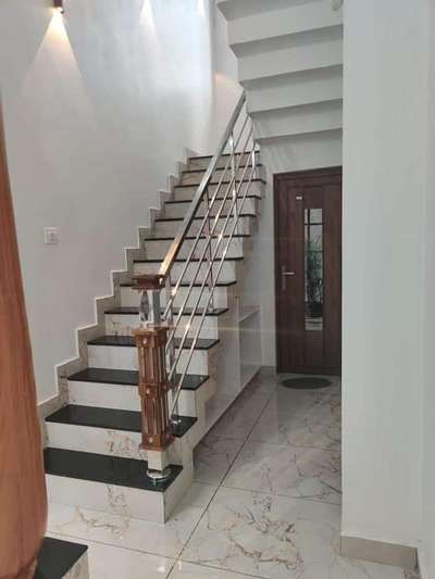 Staircase Designs by Contractor CREST HOME BUILDERS , Kannur | Kolo