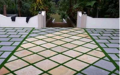 Flooring Designs by Building Supplies vk Garden  Landscape   vk , Kozhikode | Kolo