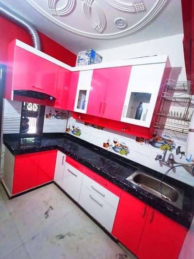 Kitchen, Storage Designs by Carpenter Mohd Shahzad Ali Interior Designer, Meerut | Kolo