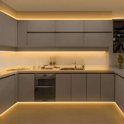 Kitchen, Lighting, Storage Designs by Architect NEW HOUSE DESIGNING, Jaipur | Kolo