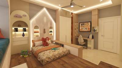 Furniture, Bedroom, Storage Designs by 3D & CAD anish khan, Jaipur | Kolo