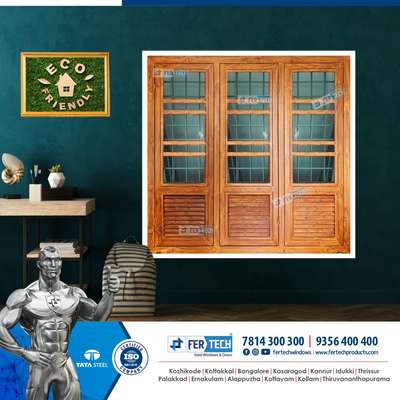 Window Designs by Architect Fertech  Steel windows and doors, Malappuram | Kolo