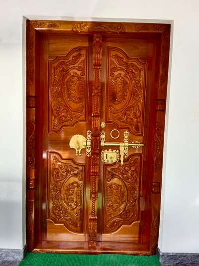 Door Designs by Painting Works Aneesh TM, Pathanamthitta | Kolo
