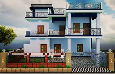 Exterior Designs by Architect BR 3D studio, Sikar | Kolo