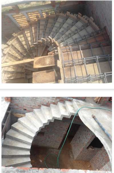 Staircase Designs by Civil Engineer Bijil chembra, Wayanad | Kolo