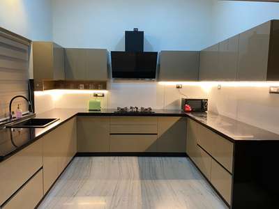 Kitchen, Lighting, Storage Designs by Contractor MOBIUS MODULAR, Malappuram | Kolo