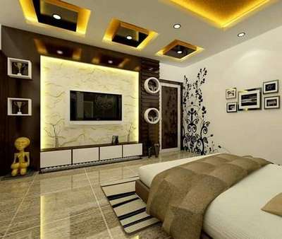 Ceiling, Lighting, Living, Storage Designs by Interior Designer Md Shahid, Sahibzada Ajit Singh Nagar | Kolo